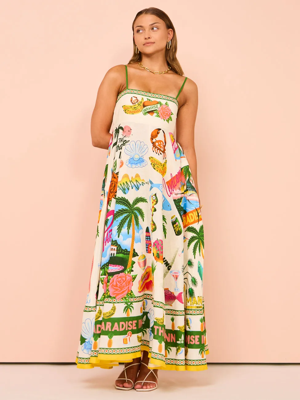 Alemais Paradiso Sundress in Multi