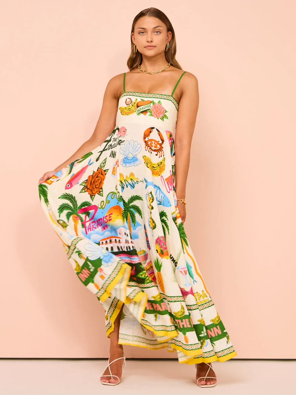 Alemais Paradiso Sundress in Multi