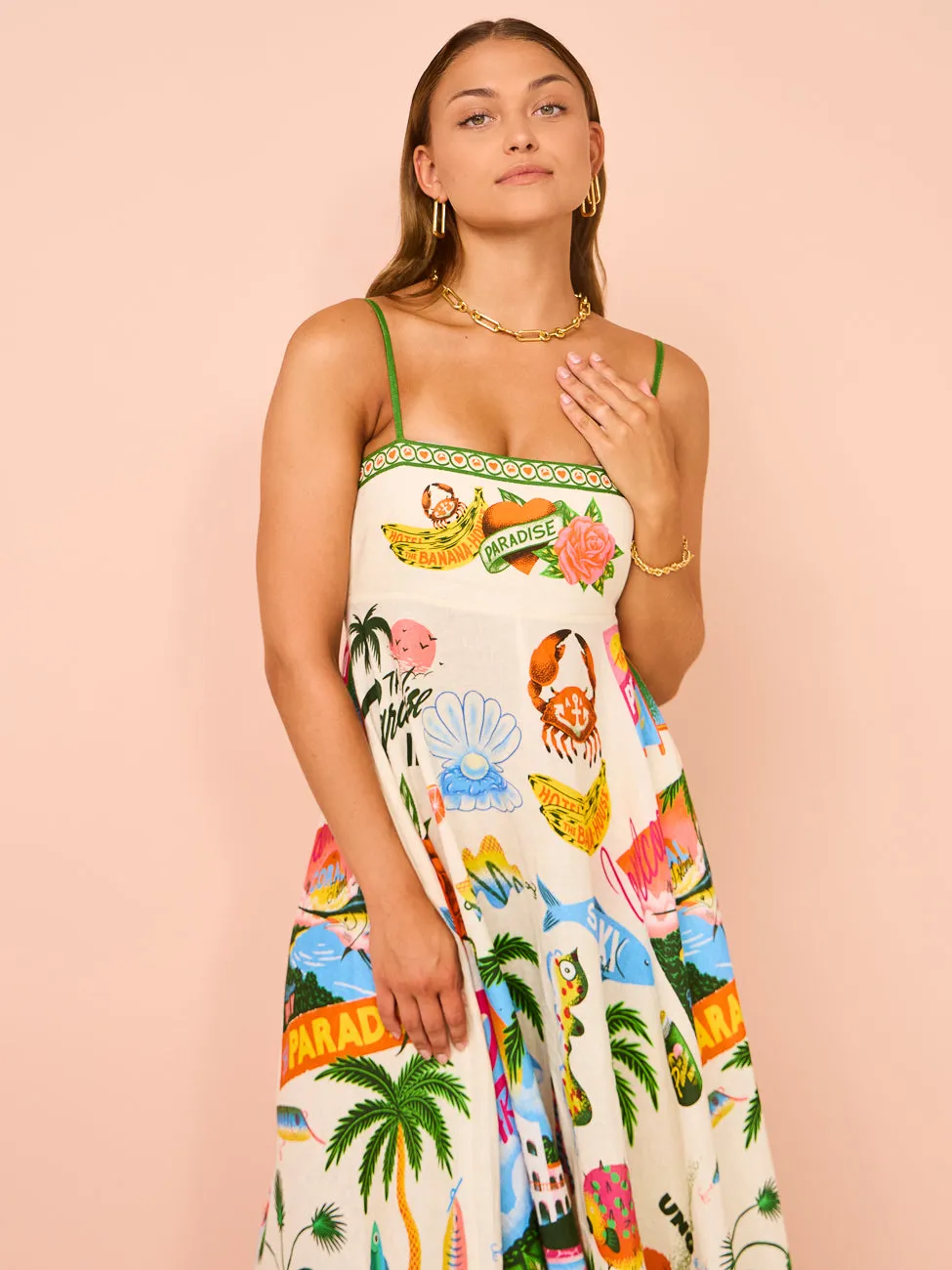 Alemais Paradiso Sundress in Multi