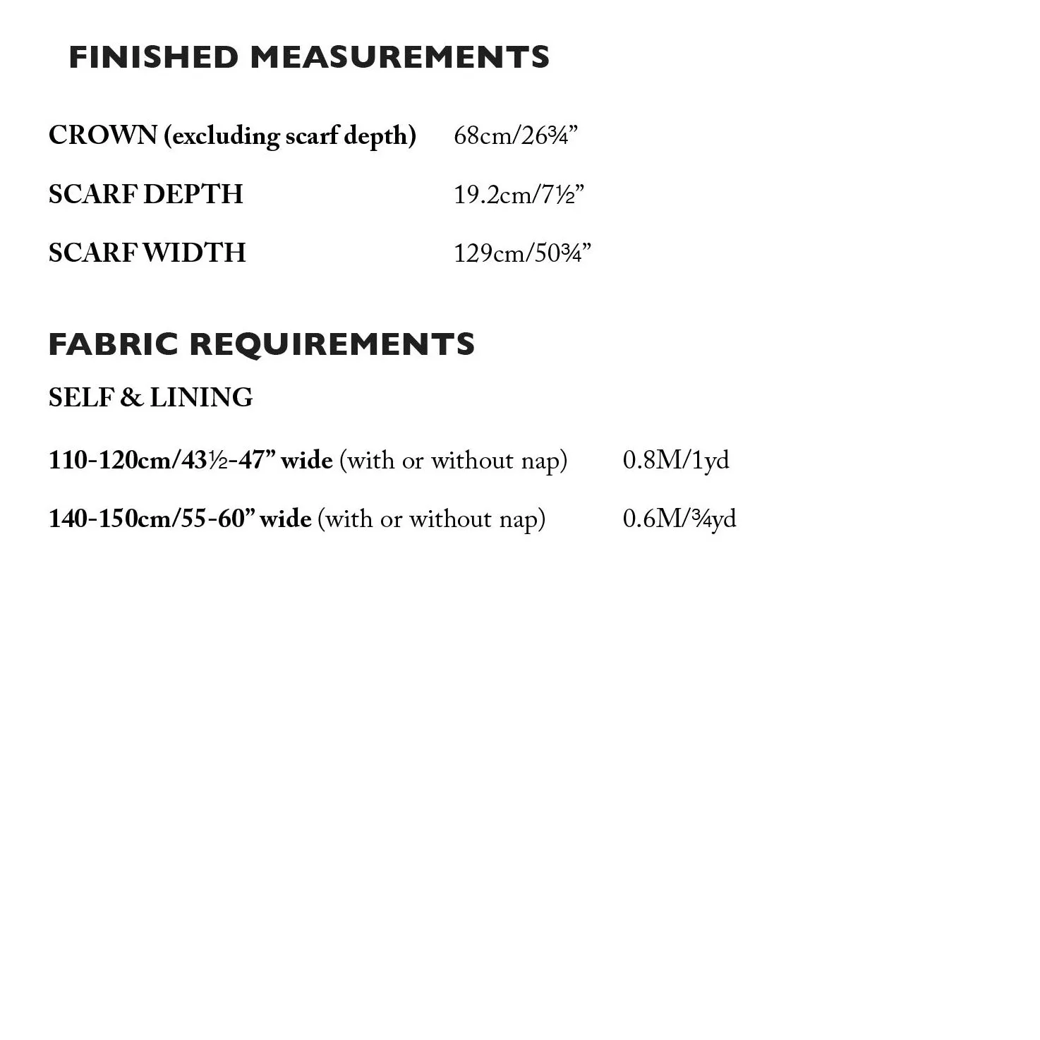 Audrey Hood Pattern - PDF DOWNLOAD
