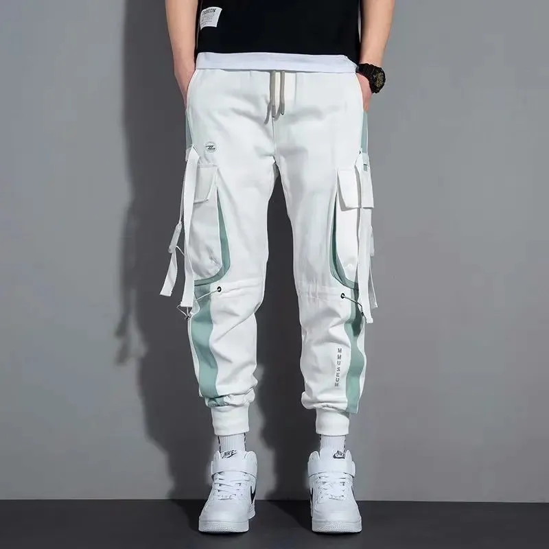 Cargo leggings men loose casual ins trendy cargo pants men trend nine minutes casual pants men