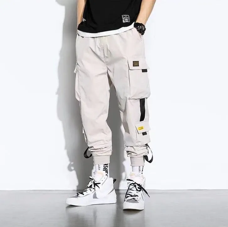 Cargo leggings men loose casual ins trendy cargo pants men trend nine minutes casual pants men