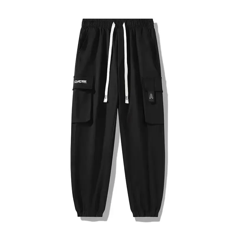 Cargo leggings men loose casual ins trendy cargo pants men trend nine minutes casual pants men