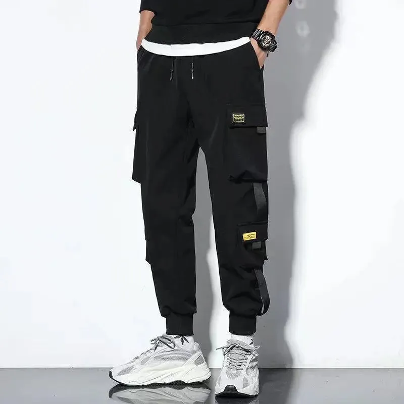 Cargo leggings men loose casual ins trendy cargo pants men trend nine minutes casual pants men