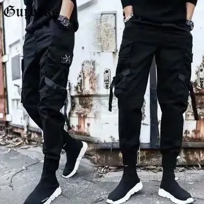 Cargo leggings men loose casual ins trendy cargo pants men trend nine minutes casual pants men