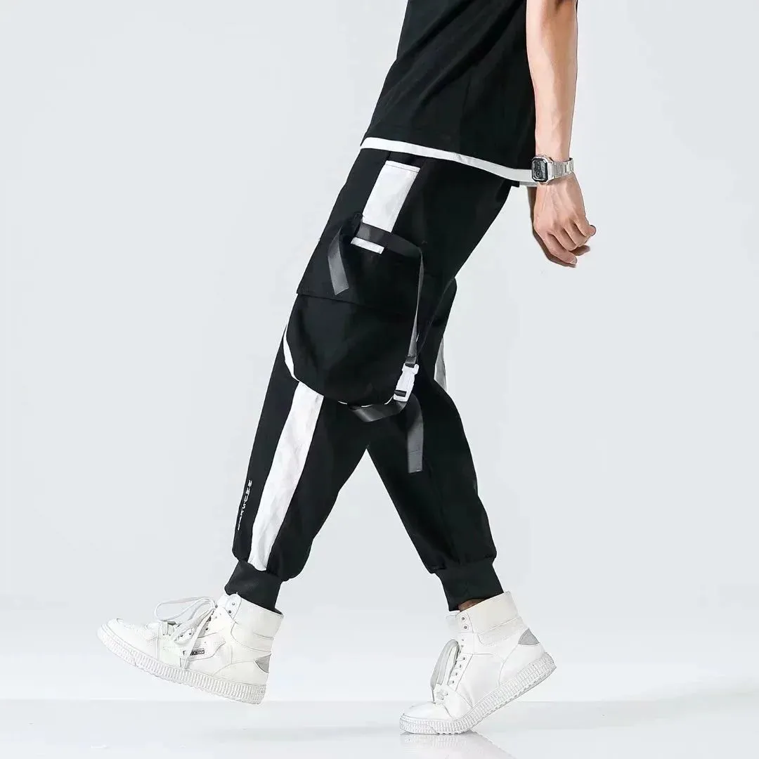 Cargo leggings men loose casual ins trendy cargo pants men trend nine minutes casual pants men