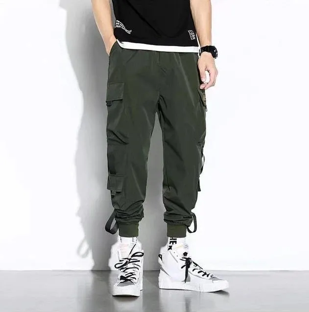 Cargo leggings men loose casual ins trendy cargo pants men trend nine minutes casual pants men