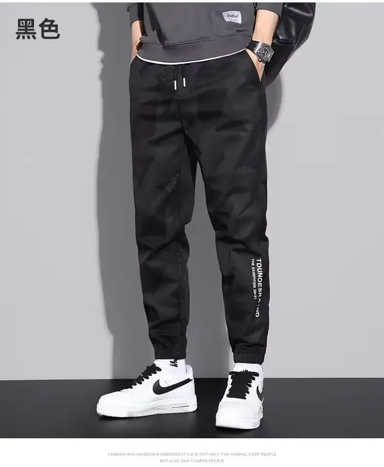 Cargo leggings men loose casual ins trendy cargo pants men trend nine minutes casual pants men
