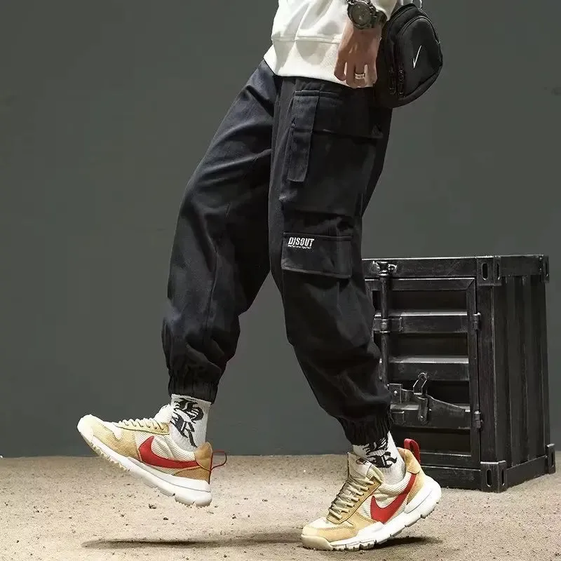 Cargo leggings men loose casual ins trendy cargo pants men trend nine minutes casual pants men