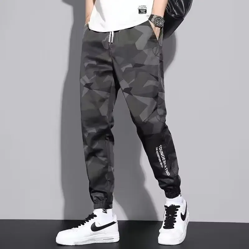 Cargo leggings men loose casual ins trendy cargo pants men trend nine minutes casual pants men