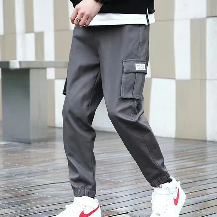 Cargo leggings men loose casual ins trendy cargo pants men trend nine minutes casual pants men