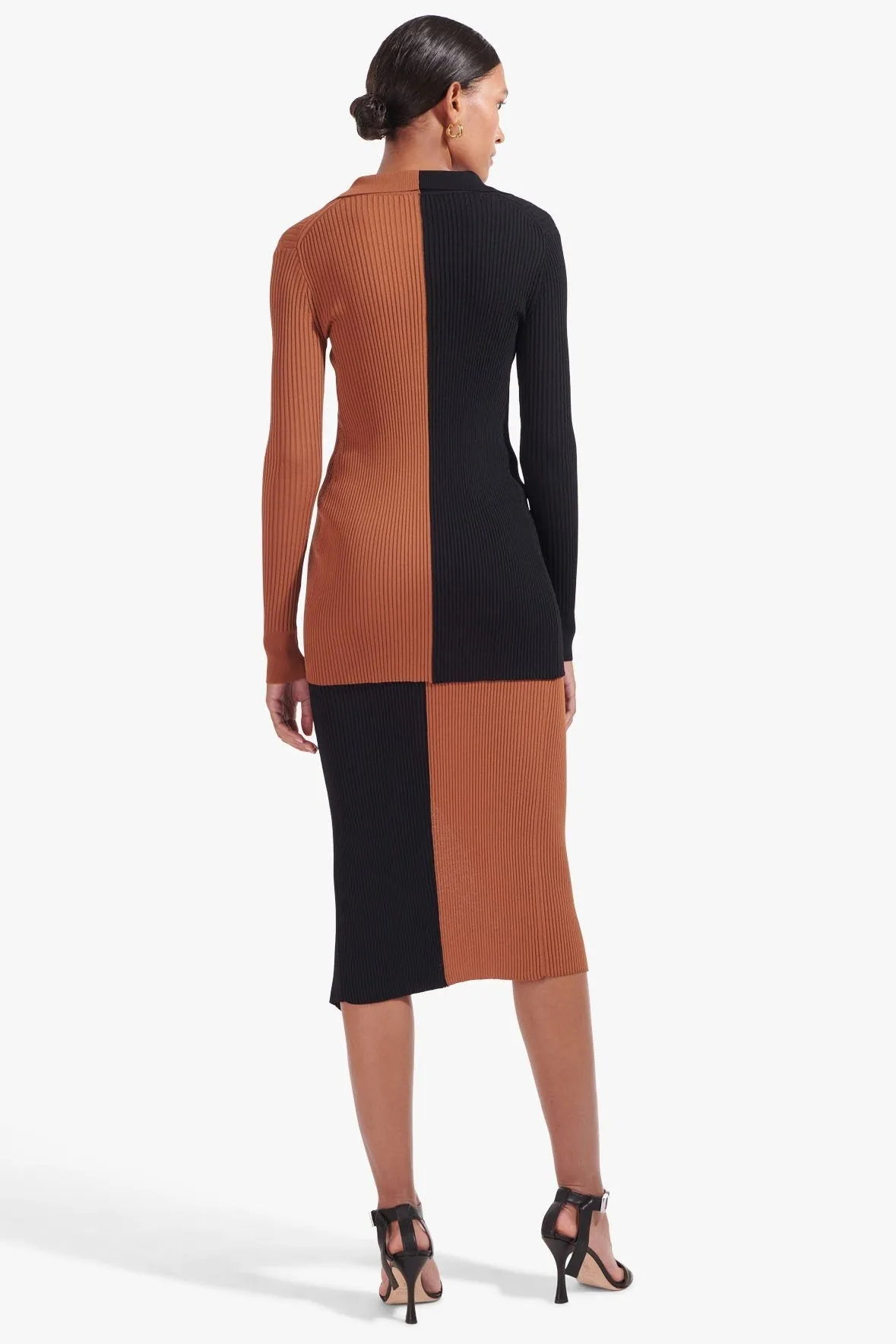 ELMS SKIRT | TAN BLACK