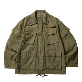 Garmentdyed Tactical Jacket Olive