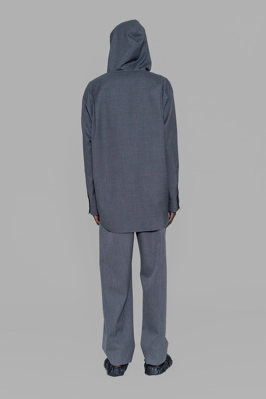 Hooded Wool Shirt
