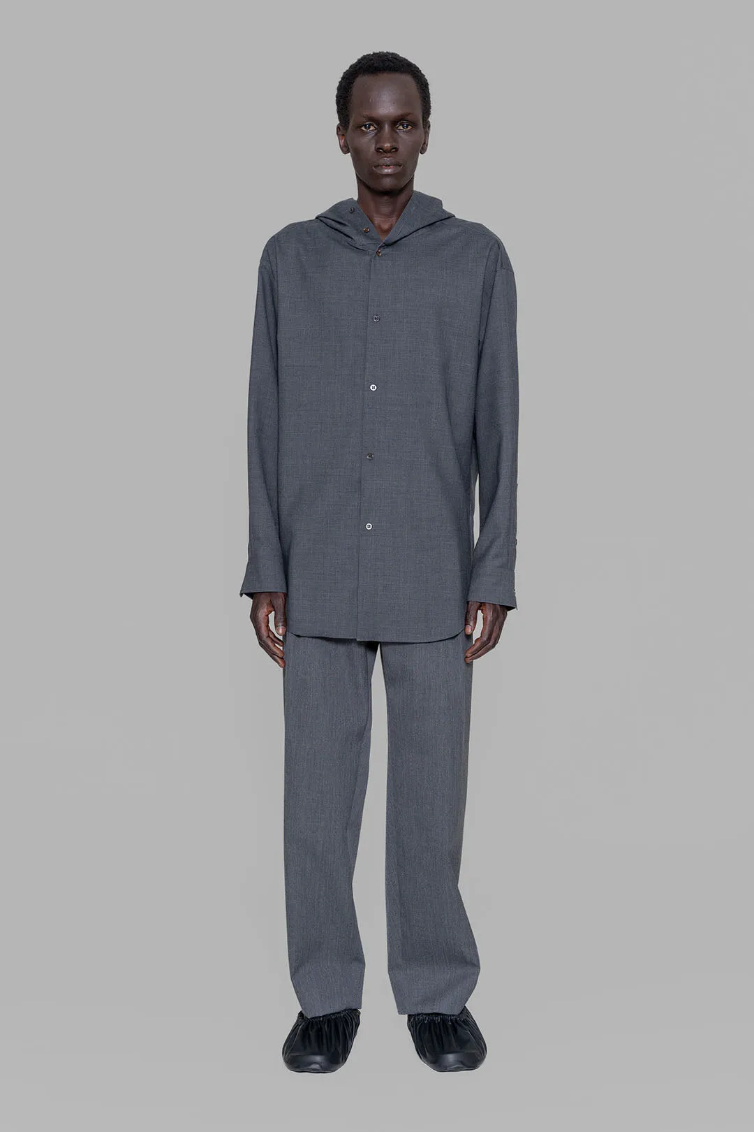 Hooded Wool Shirt