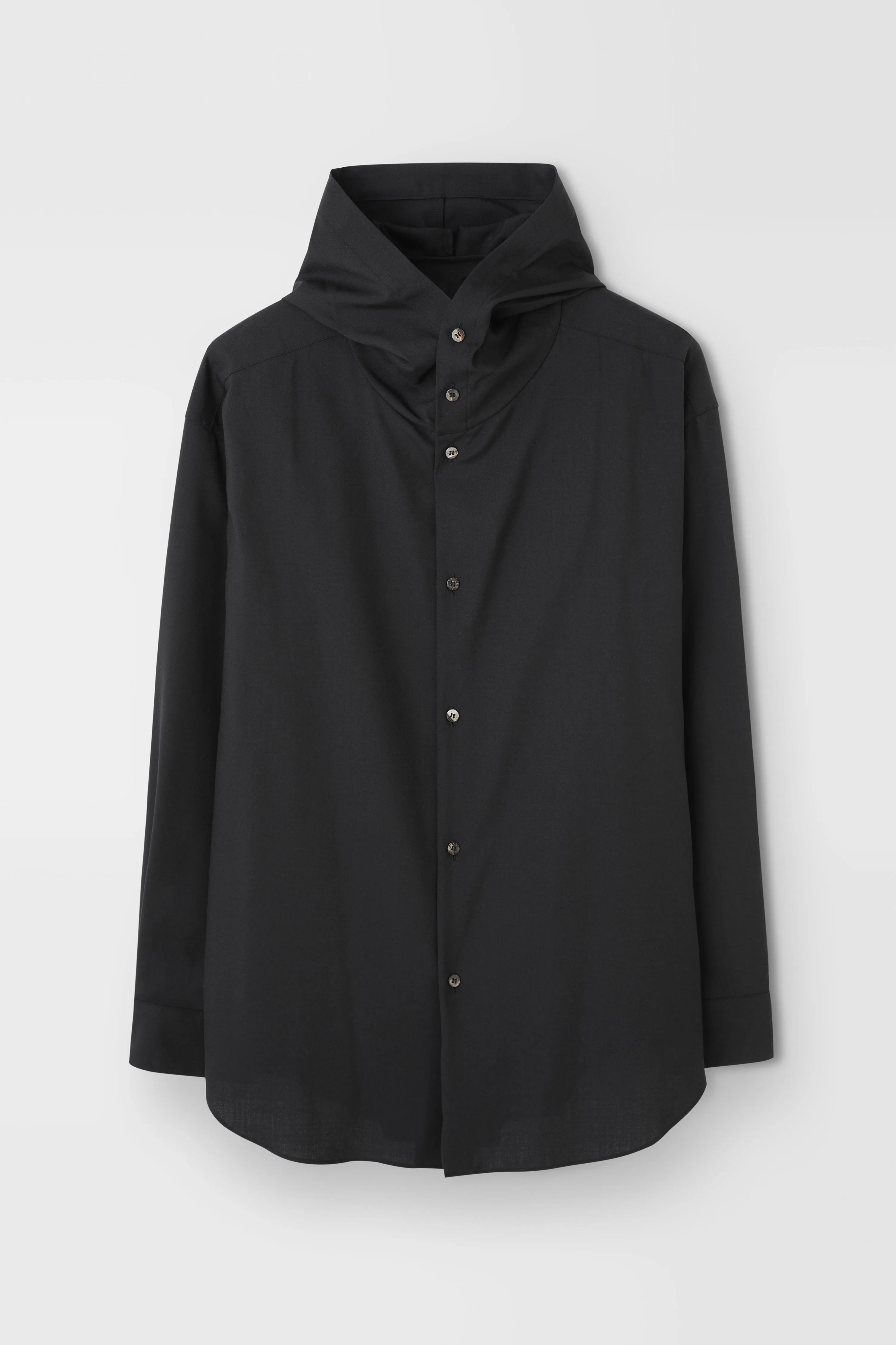 Hooded Wool Shirt