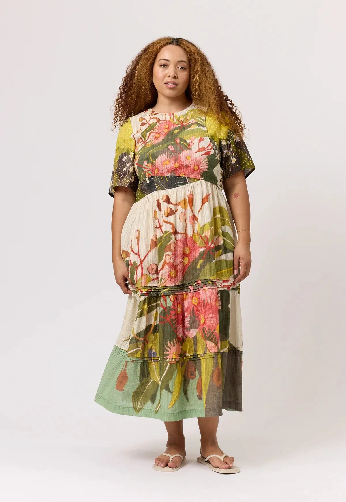 Nancybird - Tiered Mabel Dress - Flowering Gum