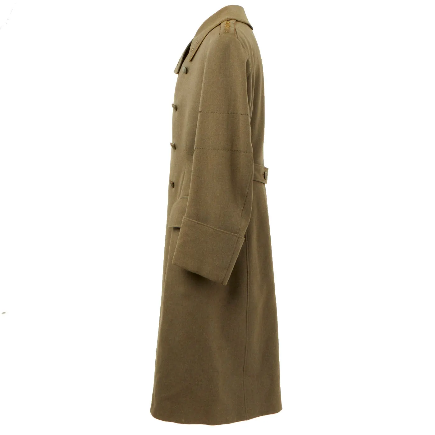 Original Swedish WWII Winter Overcoat for Lieutenant General Lundkuist of the Royal Guards