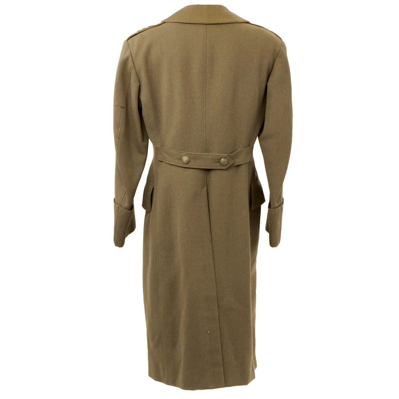 Original Swedish WWII Winter Overcoat for Lieutenant General Lundkuist of the Royal Guards