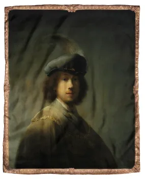 Rembrandt Self Portrait Silk Scarf