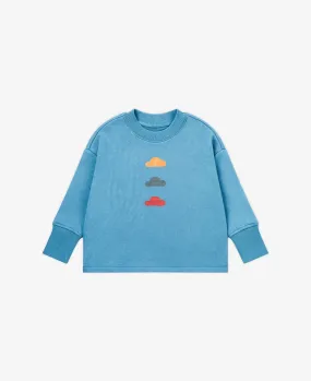 Trio Clouds Long Sleeve Top