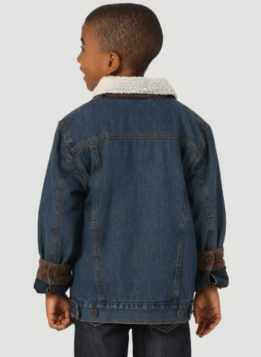 Wrangler Kids Sherpa Denim Jacket