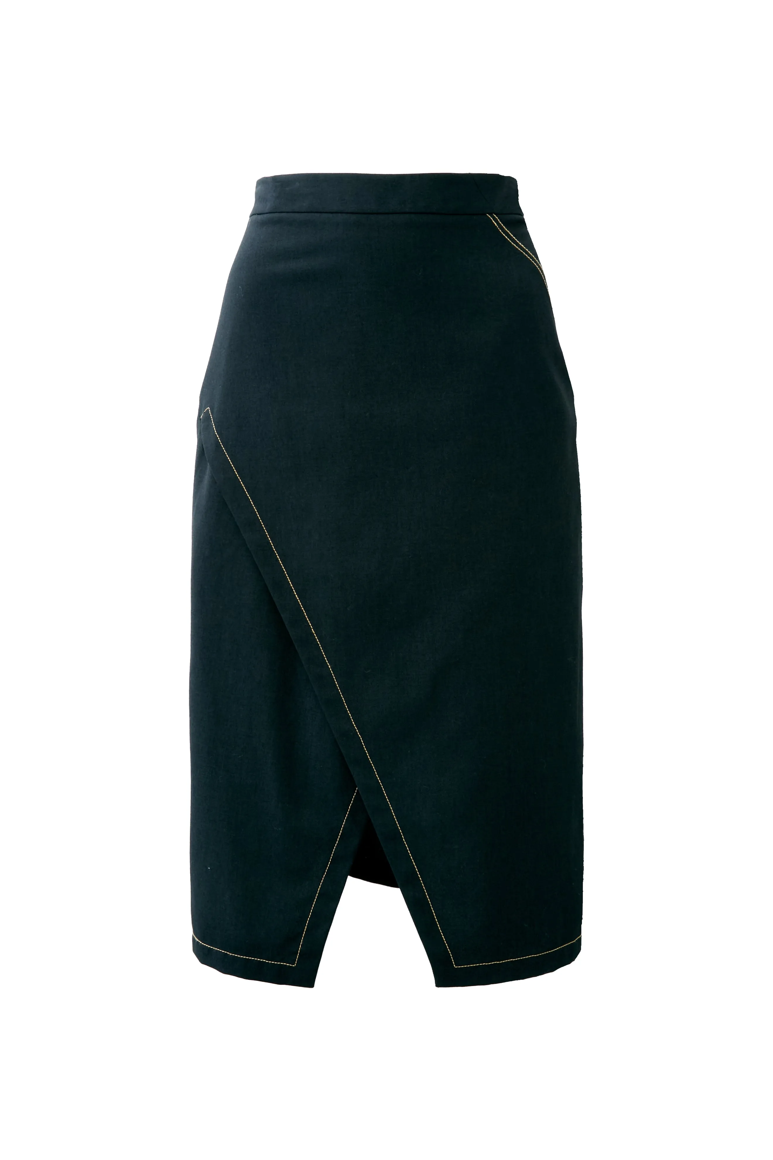WRAP MIDI SKIRT