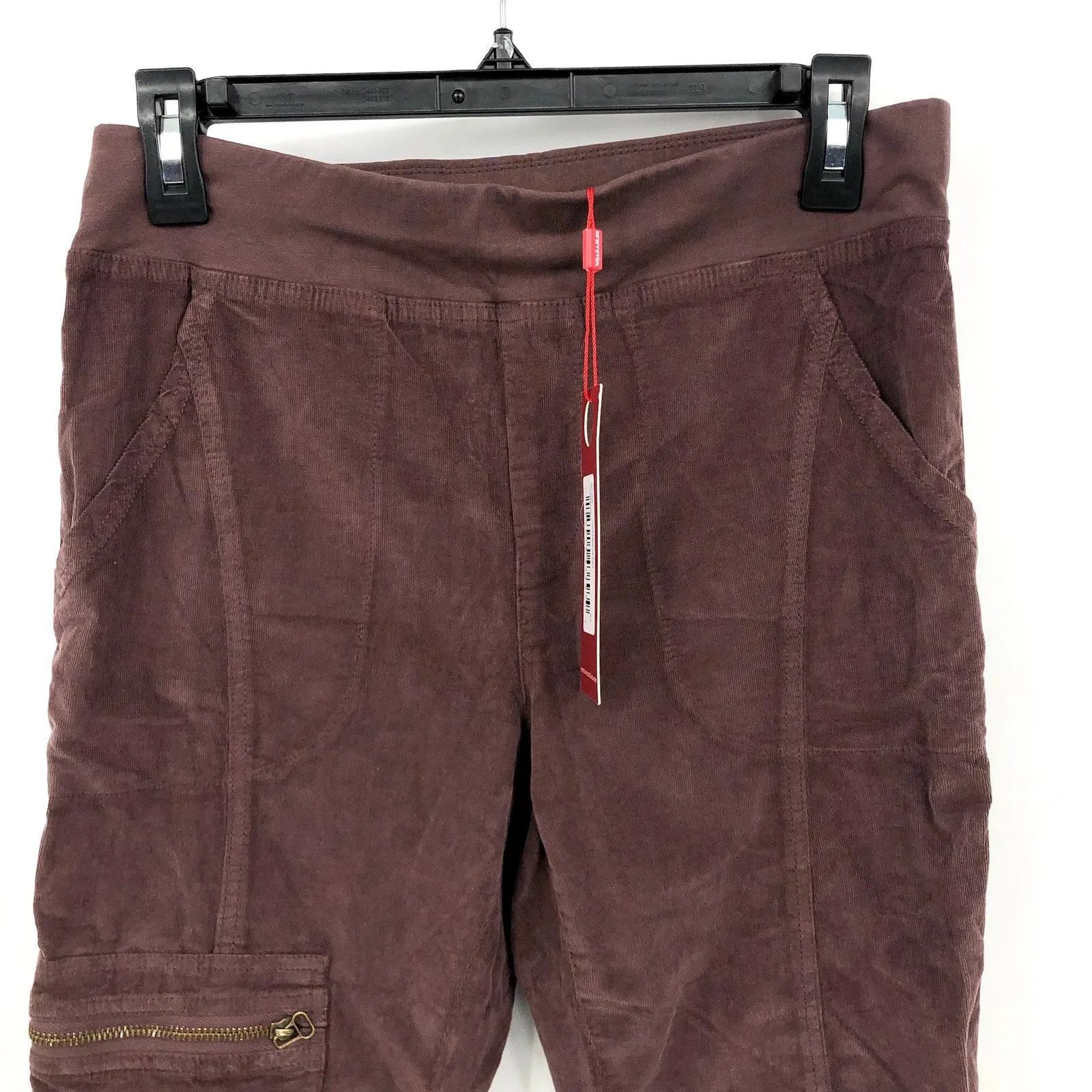 XCVI Women's Cord Malanda Pants XS US 0-2 Brown Sarsaparilla Pull On Stretch NWT